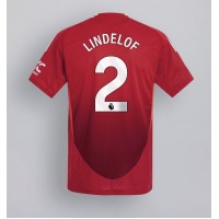 Fotbalové Dres Manchester United Victor Lindelof #2 Domácí 2024-25 Krátký Rukáv